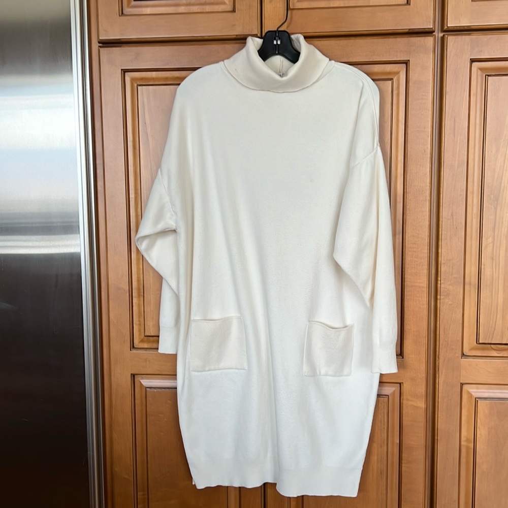 Cotton knit maternity dress